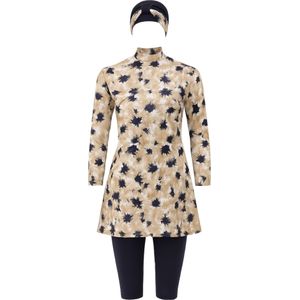 C&City Badpak  ecru / navy / wit