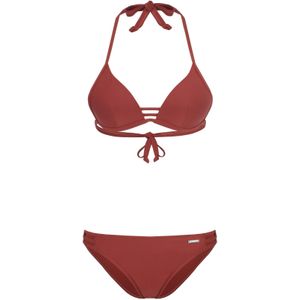 Bruno Banani - Bikini - Bruin - Triangel - Halterbandjes - Effen
