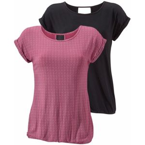 LASCANA Shirt  bessen / zwart