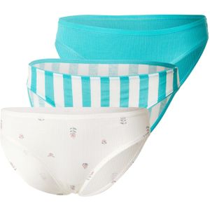 ETAM Slip 'Johnnie'  turquoise / oranje / zalm roze / wit