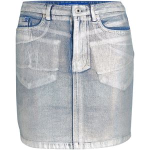 Karl Lagerfeld Rok  blauw / zilver