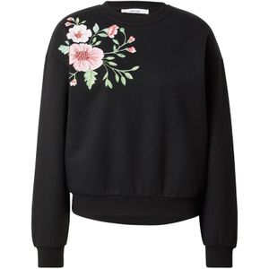 ABOUT YOU Sweatshirt 'Giulia'  lichtgroen / rosé / zwart / wit
