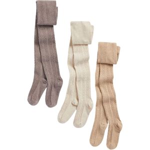 Next - Panty's - Ecru - 3 Pack - Katoen - Mélange