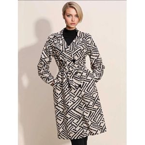 Bigdart Tussenmantel  zwart / wit