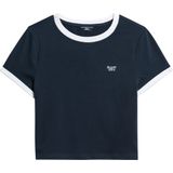 Superdry Shirt  marine / wit