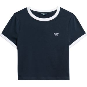 Superdry Shirt  marine / wit