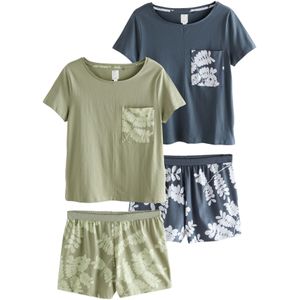 Next Korte pyjama  enziaan / pastelblauw / mintgroen / lichtgroen