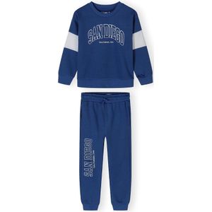 MINOTI Joggingpak  kobaltblauw / lichtgrijs