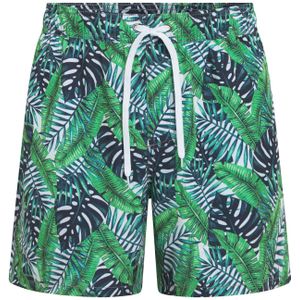 TOOche - Zwemshorts - Groen - Tropische Print - Sneldrogend