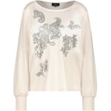 Monari - Longsleeve Top - Beige - Katoen