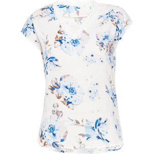 FELIPA Blouse 'Fashion Look'  blauw / lichtblauw / karamel / wit