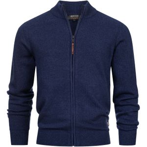 INDICODE JEANS Gebreid vest 'Margous'  marine