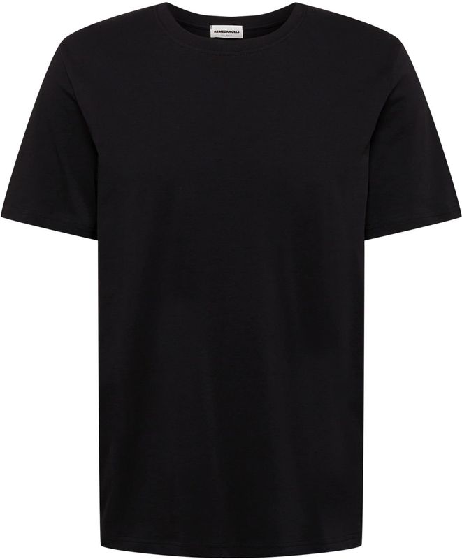 Shirt 'Maarkus' - Effen - Gerecycled Materiaal - Ronde Hals - Kwartmouw