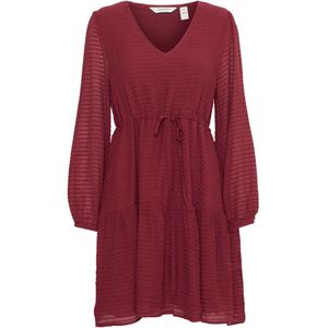 b.young Jurk 'HELIA'  karmijnrood