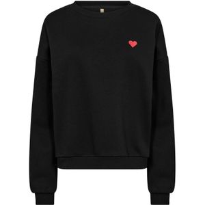 Soyaconcept Sweatshirt ' SC-ANGELIN 18 '  rood / zwart