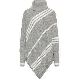 Cream Cape 'Kuma'  grijs gemêleerd / wit