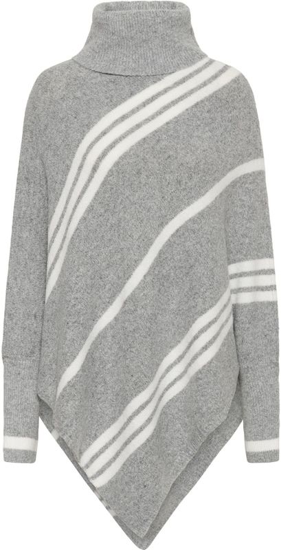 Cream Cape 'Kuma'  grijs gemêleerd / wit