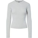 PIECES Trui  lichtgrijs