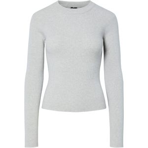 PIECES Trui  lichtgrijs