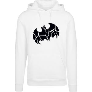 F4NT4STIC Sweatshirt 'DC Comics Batman Logo'  zwart / wit
