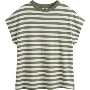 MELA Shirt 'MADHU'  groen / wit