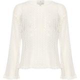 Kaffe Trui 'Lykke'  wit