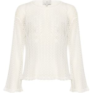 Kaffe Trui 'Lykke'  wit