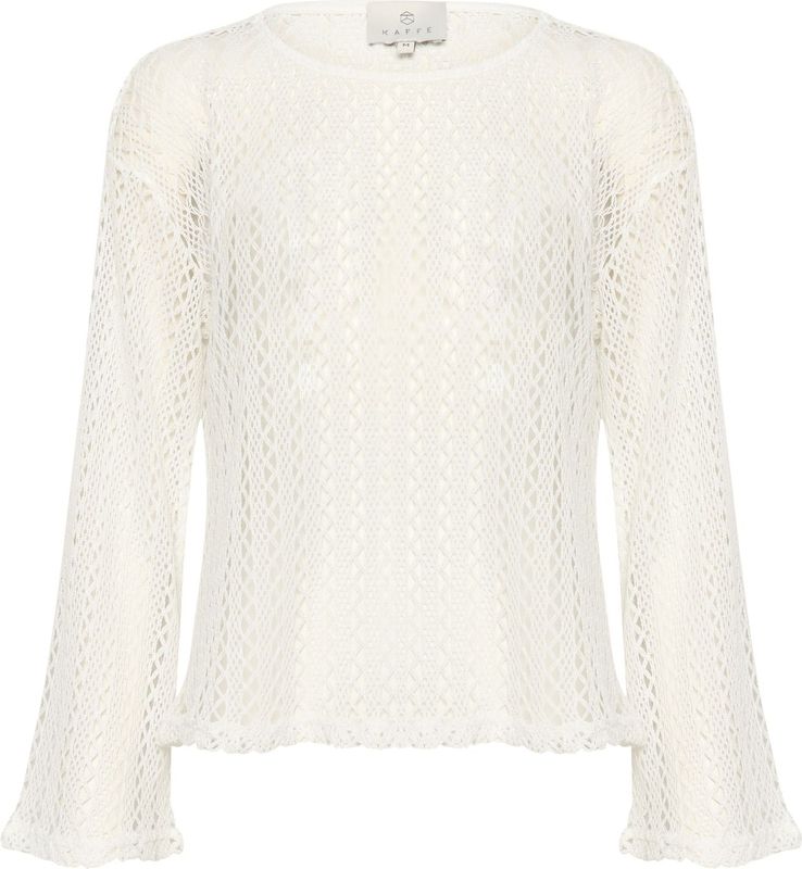 Kaffe Trui 'Lykke'  wit