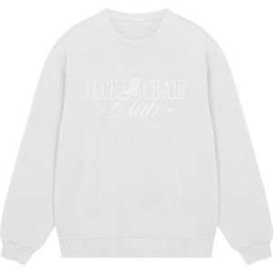 F4NT4STIC Sweatshirt 'Deck Chair Club Knut und Jan'  wit / offwhite