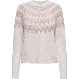 Only - FRY - Gebreide Pullover - Regular Fit - Noors Motief