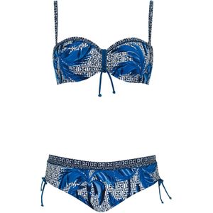 OLYMPIA Bikini  blauw / zwart / wit