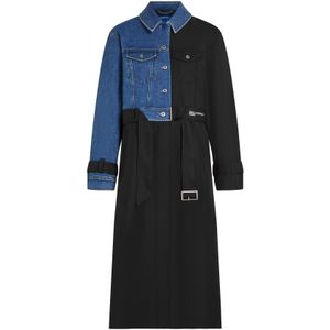 KARL LAGERFELD JEANS Tussenmantel  blauw / zwart