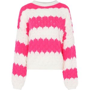 ebeeza Trui  pink / wolwit