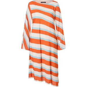 Ana Alcazar Jurk 'Zedoli'  lichtblauw / oranje / wit