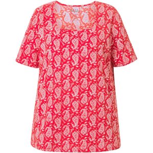 Ulla Popken Shirt  rood / wit