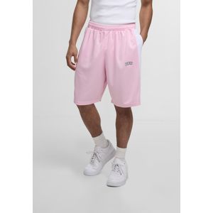 DEF Broek  rosa / wit