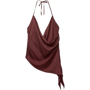 Pull&Bear Top  donkerbruin