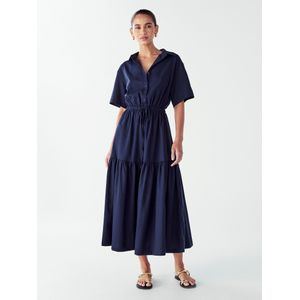 Willa Blousejurk 'EFFIE DRESS'  navy