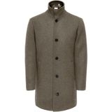 Onsarlem - Jas - Hoge Hals - Knoopsluiting - Polyester Voering - Tussenjassen