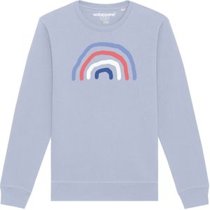 Watapparel Sweatshirt ' Regenbogen '  lichtblauw / gemengde kleuren
