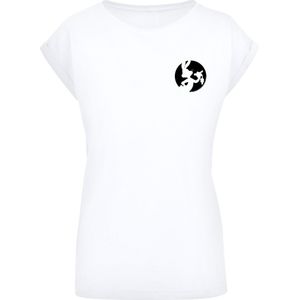 F4NT4STIC Shirt 'Looney Tunes Bugs Bunny'  zwart / wit