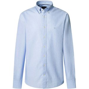 Hackett London Overhemd  duifblauw