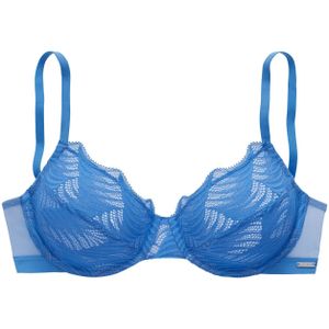 Balconette BH - Blauw - Kant - Met Beugel