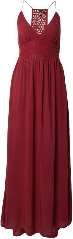 Vmgrace - Lange Jurk - Maxi - Mouwloos - V-Hals - Loose Fit - Kanten Detail