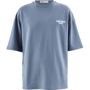 VAMOS CLO Shirt  smoky blue / wit
