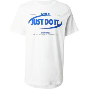 Nike Sportswear Shirt  blauw / wit