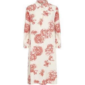 CULTURE Jurk  oranje / wolwit