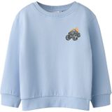 Sweatshirt - Regular Fit - Geborstelde Sweatstof - Lange Mouwen