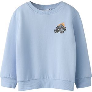 Sweatshirt - Regular Fit - Geborstelde Sweatstof - Lange Mouwen