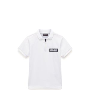 NAPAPIJRI Shirt 'E-Chamois'  donkerblauw / wit